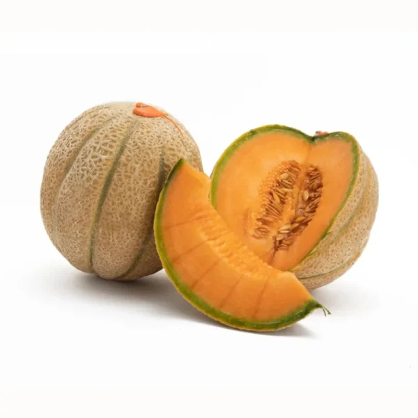 Round Orange Flush Muskmelon