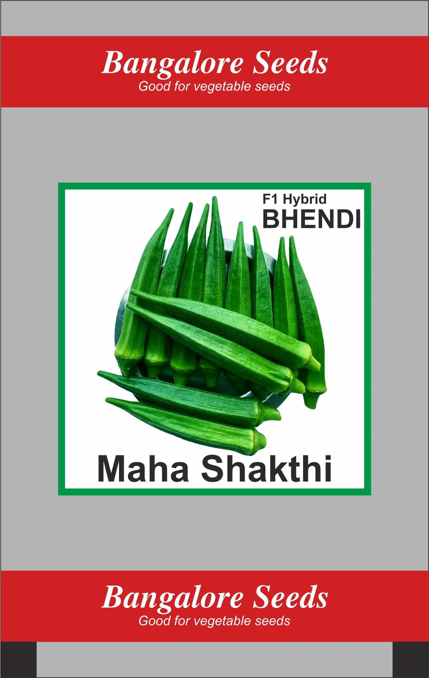 Bhendi-Shakthii b Hybrid Bhendi Mahashakti Seeds - Image 1