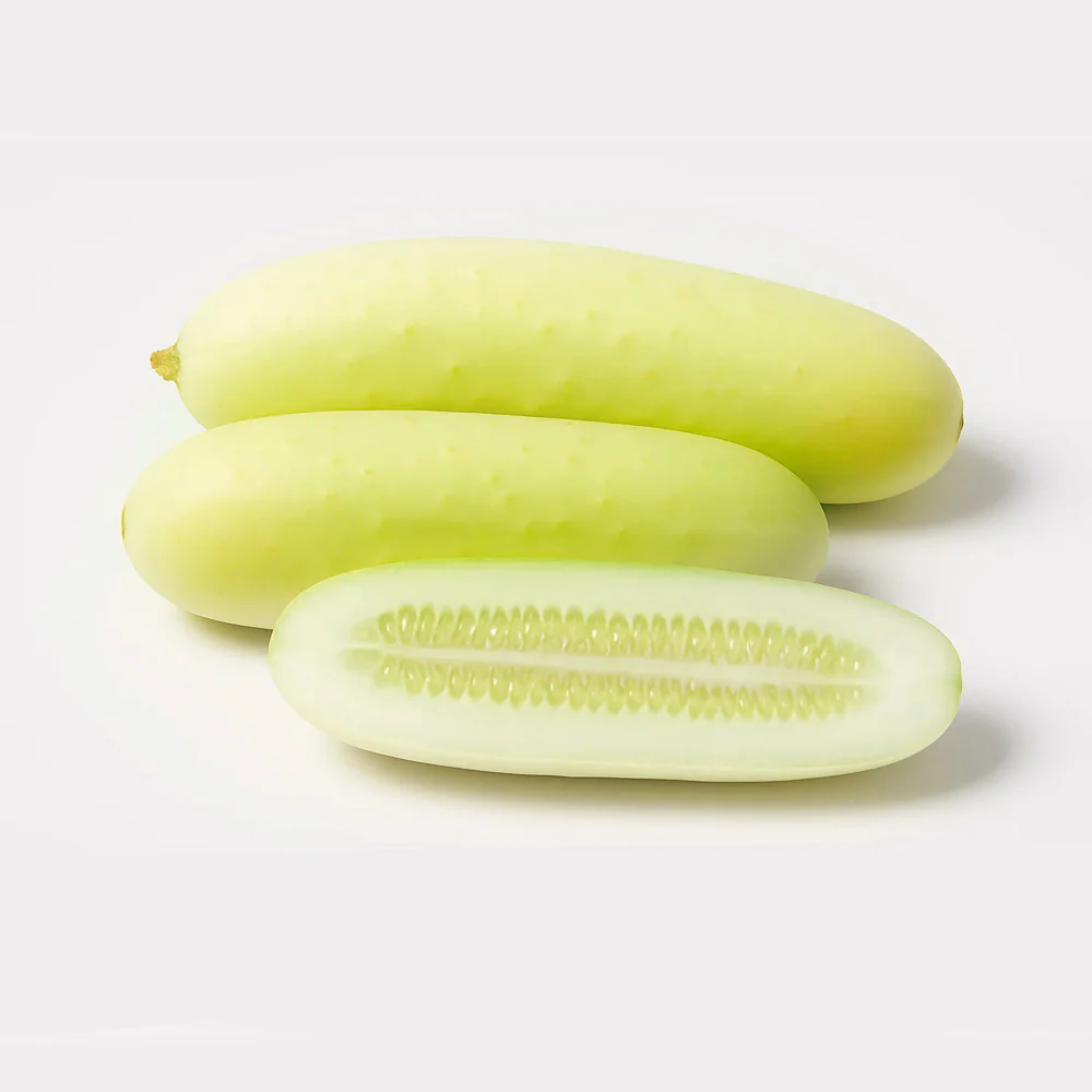 snow-white-cucumber White Cucumber Seeds - Image 1