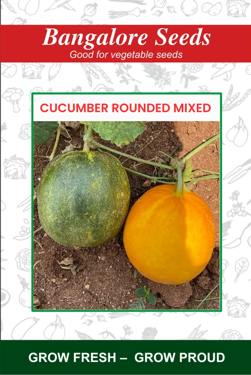 Cucumber Rounded Mixed Cucumber Rounded Mixed - Image 1