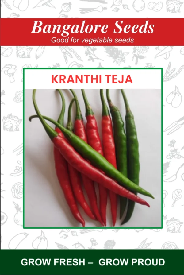 Hybrid Chilli Kranthi Teja Seeds