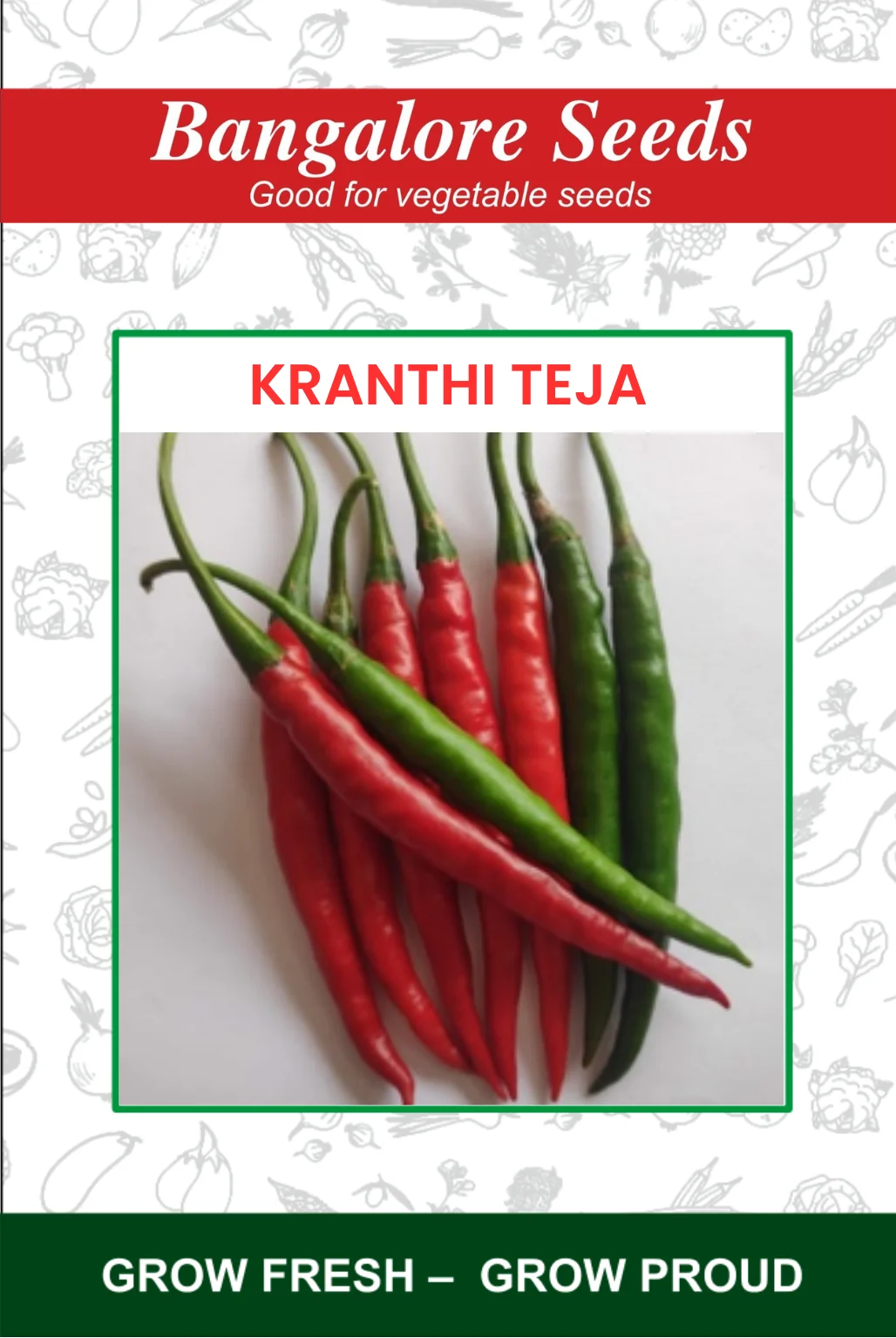 Kranthi Teja Hybrid Chilli Kranthi Teja Seeds - Image 1
