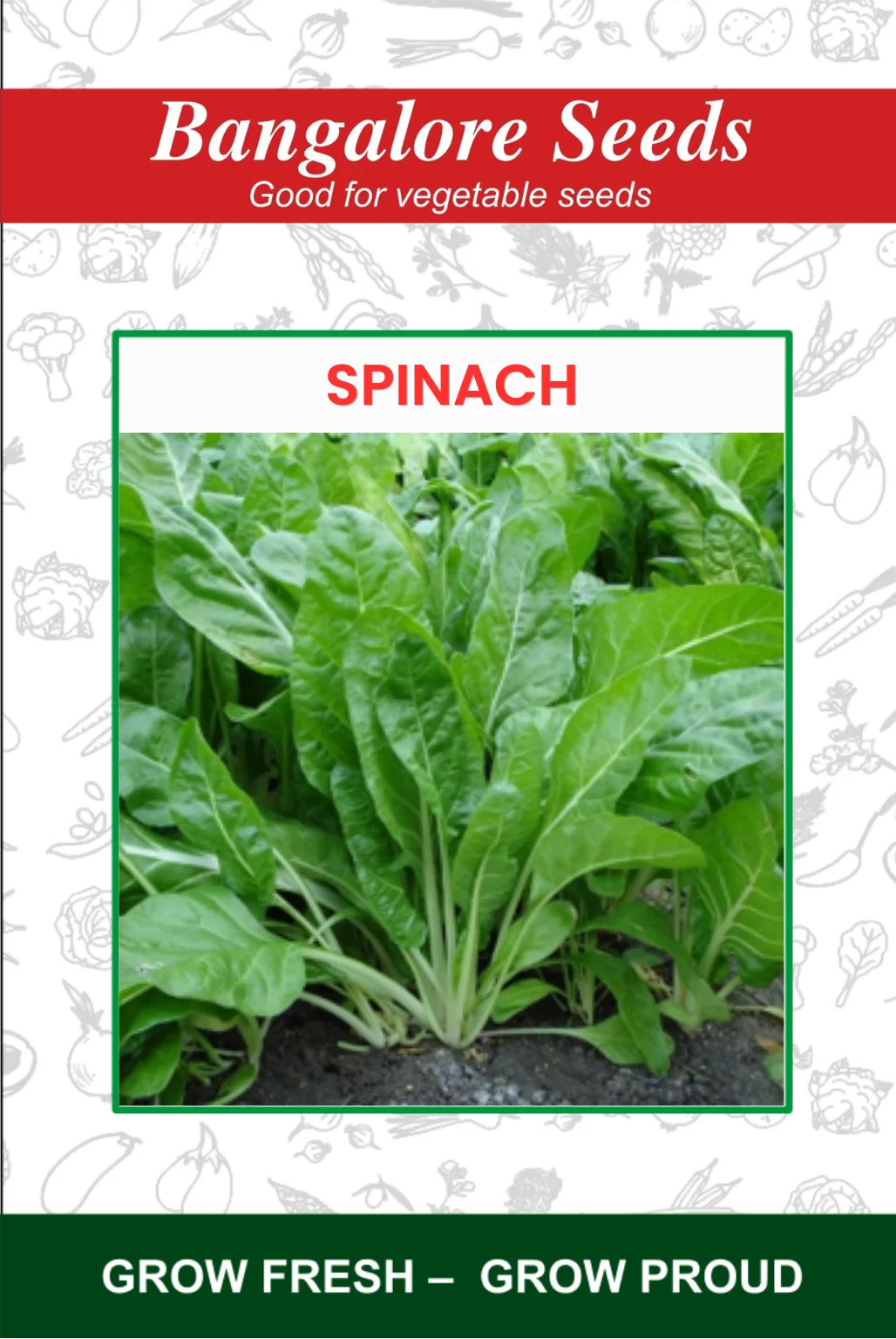 Spinach Spinach Seeds - Image 1