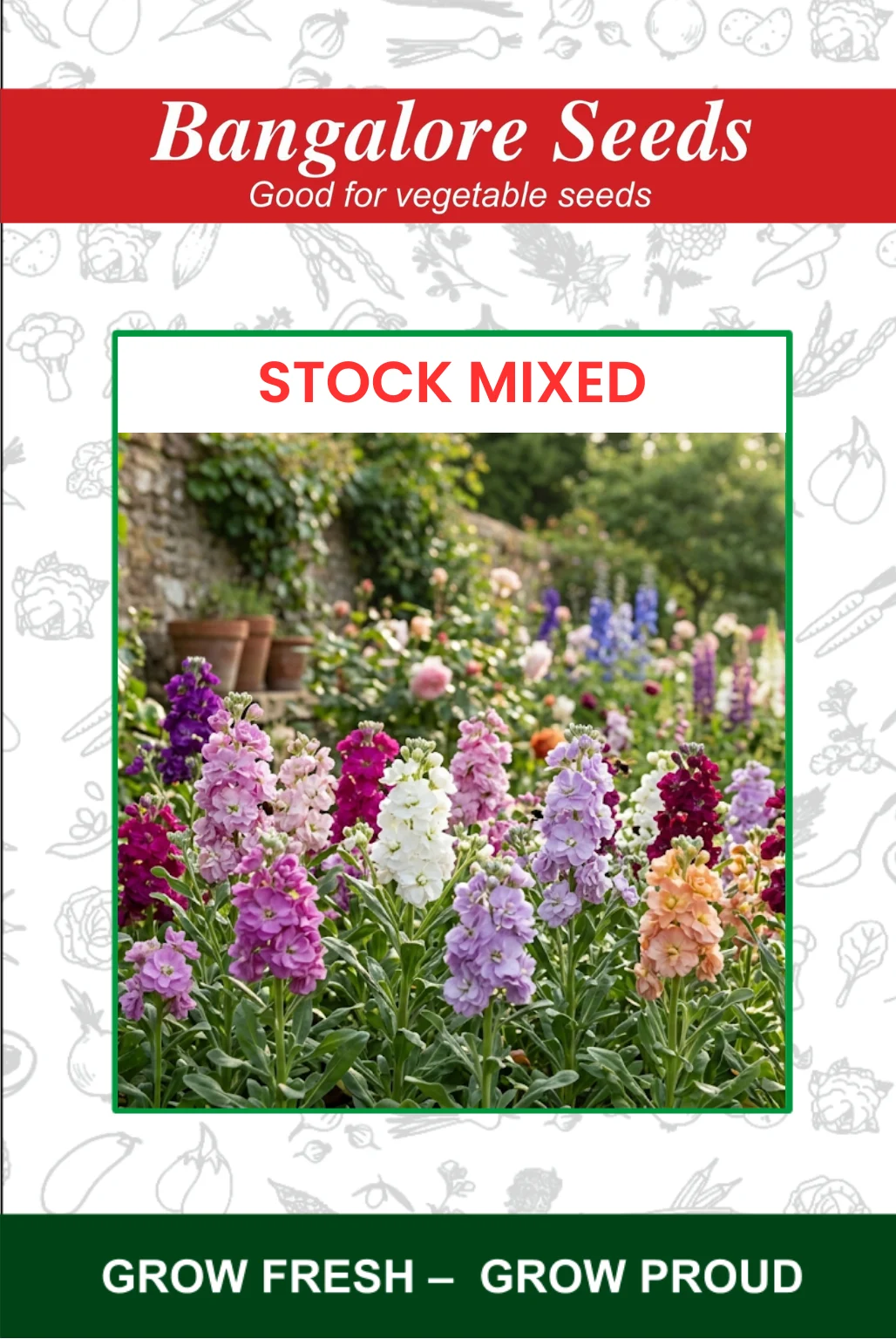 Stock Mixed Stock Mixed Flower Seeds - Image 1