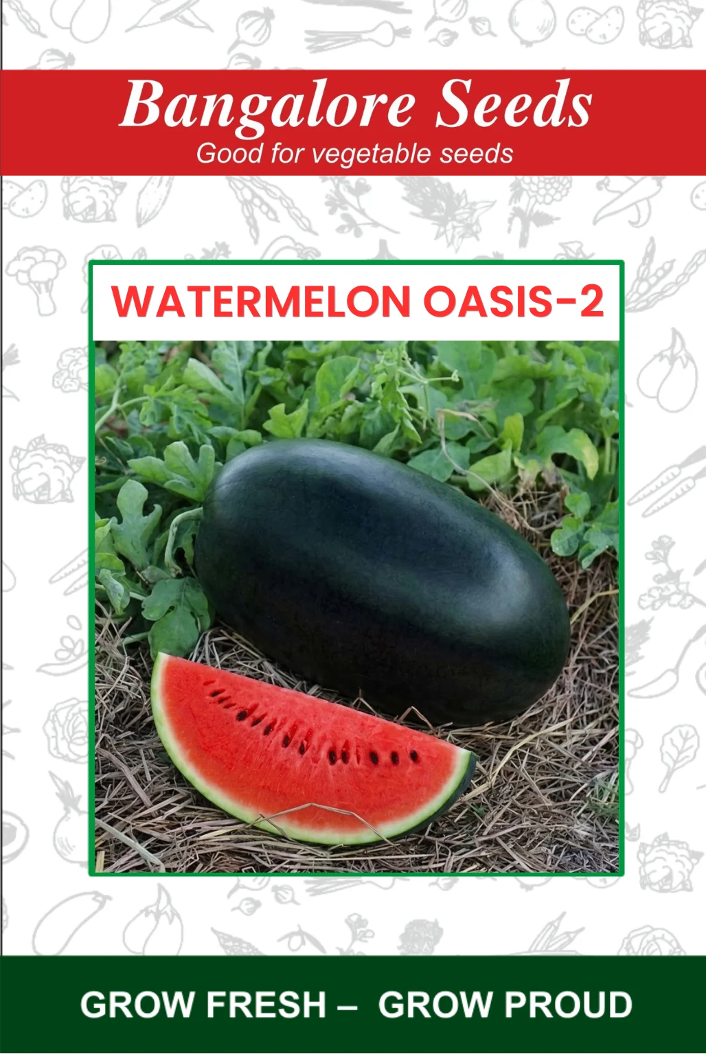 Watermelon Oasis-2 Watermelon Oasis-2 Seeds - Image 1