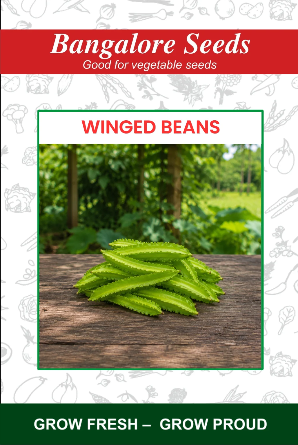 Winged Beans Winged Beans Seeds - Image 1