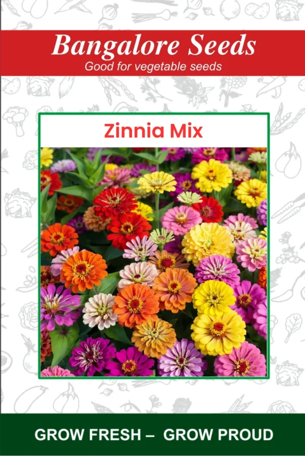 Zinnia Mix Flower Seeds