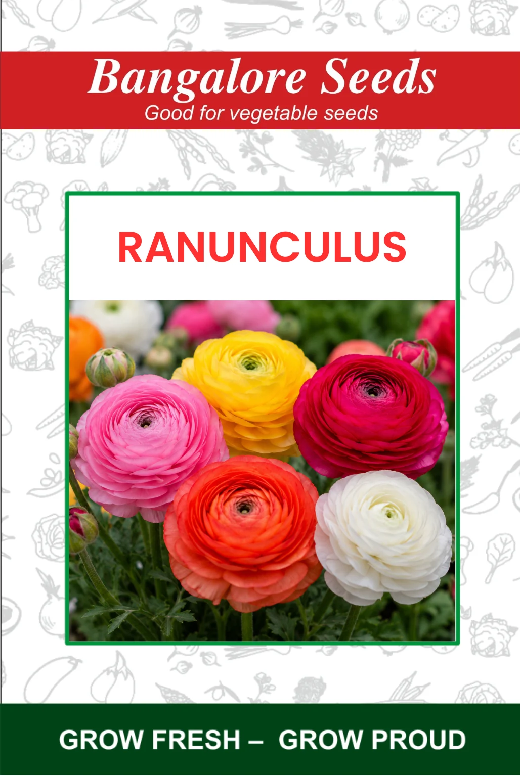 ranunculus Ranunculus Flower Seeds - Image 1